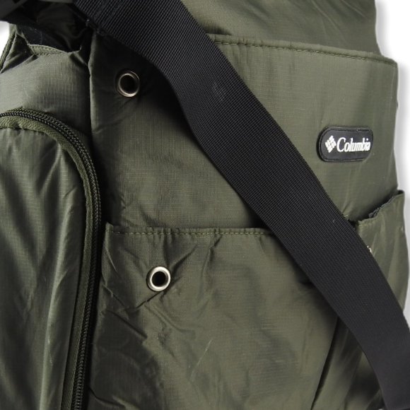 Columbia Cross Body Diaper Messenger Bag Green - Picture 10 of 16